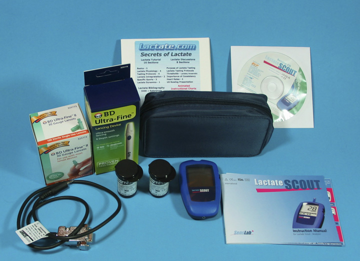 The Lactate Scout Individual Test Package includes