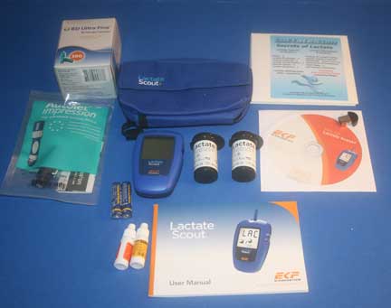 Lactate Scout Individual Test Package - contents